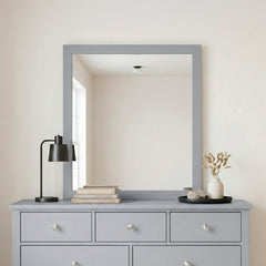 Orion Gray Wide Mirror - Ornate Home