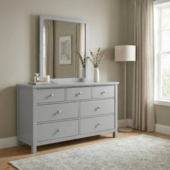 Orion Gray Wide Mirror - Ornate Home