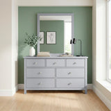 Orion Gray Wide Mirror - Ornate Home