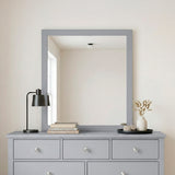Orion Gray Wide Mirror - Ornate Home