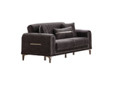 Orion Grey 3-pieces (Sofa & Loveseat & Chair) Living Room Set - Ornate Home