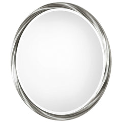 Orion Silver Round Mirror - Ornate Home