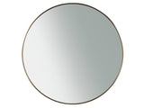 Orion White Satin Bronze Mirror - Ornate Home