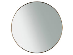 Orion White Satin Bronze Mirror - Ornate Home