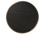 Orion White Satin Bronze Mirror - Ornate Home