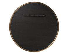 Orion White Satin Bronze Mirror - Ornate Home