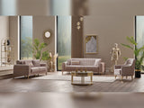 Orion Cream 3-pieces (Sofa & Loveseat & Chair) Living Room Set
