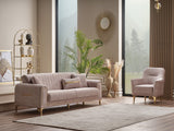 Orion Cream 3-pieces (Sofa & Loveseat & Chair) Living Room Set