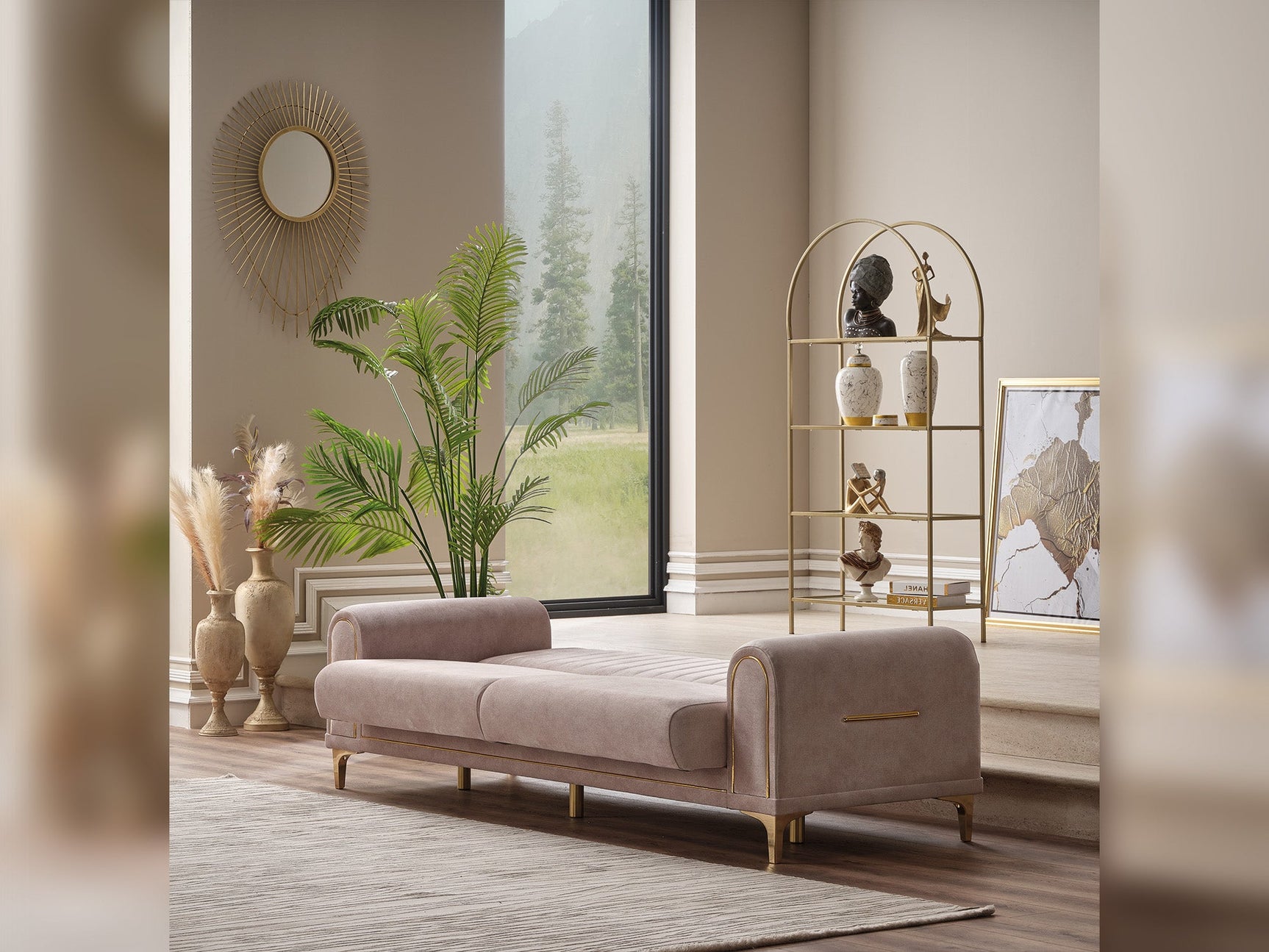 Orion Cream 3-pieces (Sofa & Loveseat & Chair) Living Room Set
