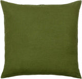 Orit Olive Green Corduroy Accent Pillow - Ornate Home