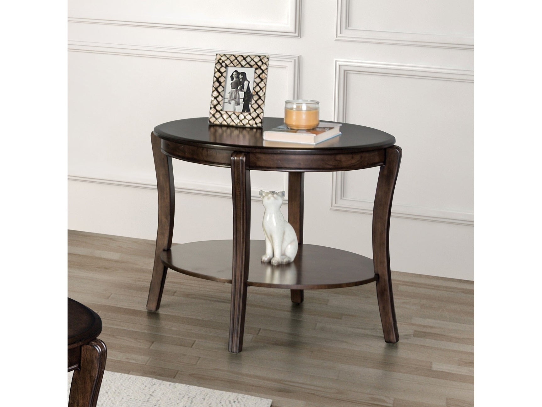 Orkdal Walnut End Table - Ornate Home