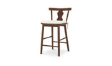 Orla Brown Counter Stool Dark - Ornate Home