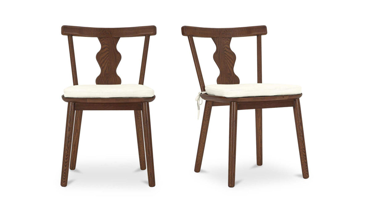 Orla Brown Dining Chair Dark (Set of 2) - Ornate Home