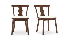 Orla Brown Dining Chair Dark (Set of 2) - Ornate Home