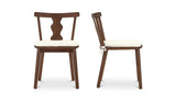 Orla Brown Dining Chair Dark (Set of 2) - Ornate Home