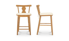 Orla Natural Counter Stool - Ornate Home