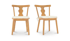 Orla Natural Dining Chair (Set of 2) - Ornate Home
