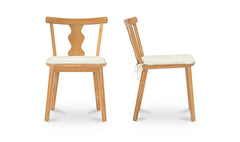 Orla Natural Dining Chair (Set of 2) - Ornate Home