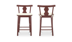 Orla Red Counter Stool - Ornate Home