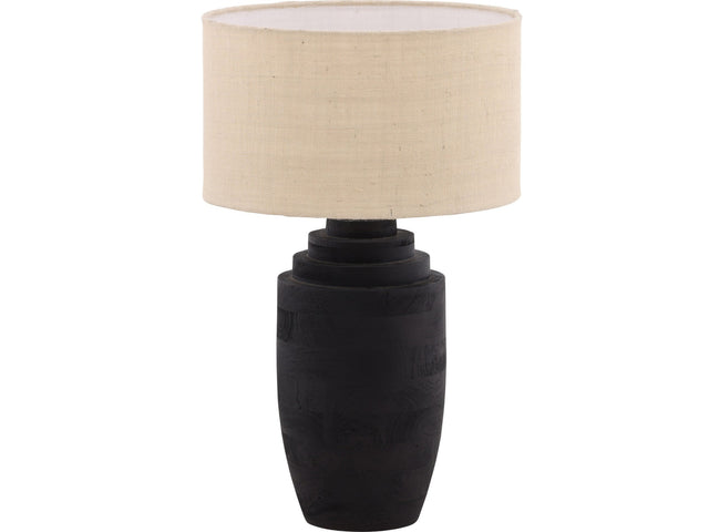 Orlaith Black/Beige Table Lamp - Ornate Home