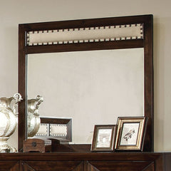 Orlaith Walnut Mirror - Ornate Home