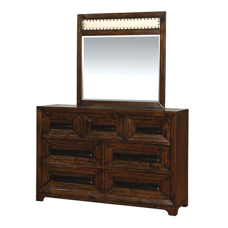 Orlaith Walnut Mirror - Ornate Home