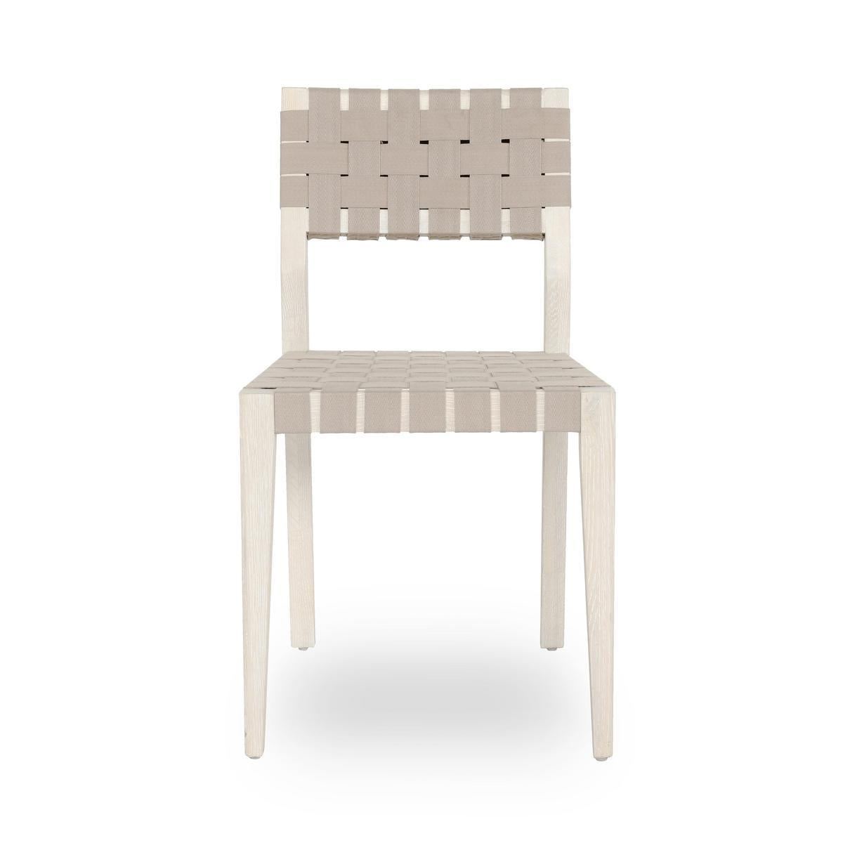 Orlando Milk White/Taupe Dining Chair (Set of 2) - Ornate Home