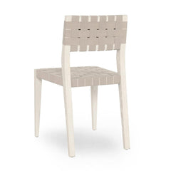 Orlando Milk White/Taupe Dining Chair (Set of 2) - Ornate Home