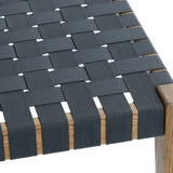 Orlando Natural/Charcoal Bench - Ornate Home