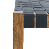 Orlando Natural/Charcoal Bench - Ornate Home