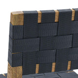 Orlando True Natural/Charcoal Dining Chair (Set of 2) - Ornate Home