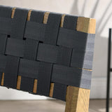 Orlando True Natural/Charcoal Dining Chair (Set of 2) - Ornate Home