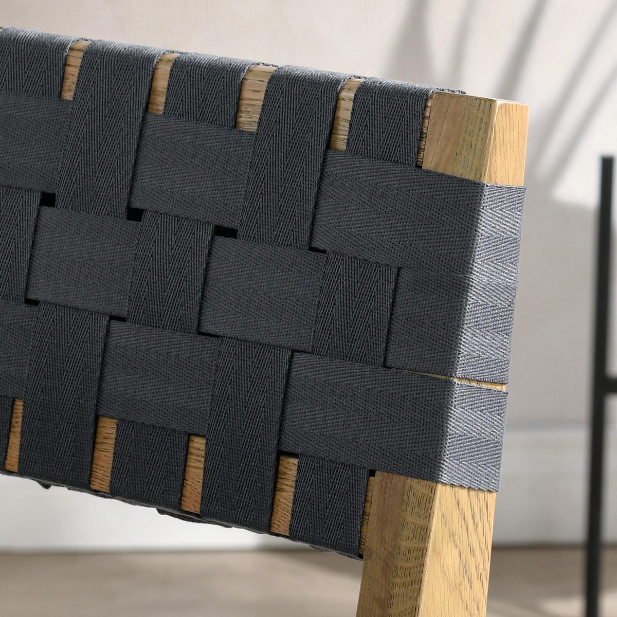 Orlando True Natural/Charcoal Dining Chair (Set of 2) - Ornate Home