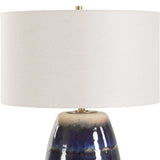 Orleans Blue Glaze Table Lamp - Ornate Home