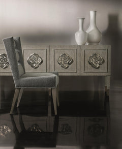 Orleans Grey Fabric Chair - Ornate Home