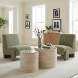 Orleen Checker Green Accent Chair - Ornate Home
