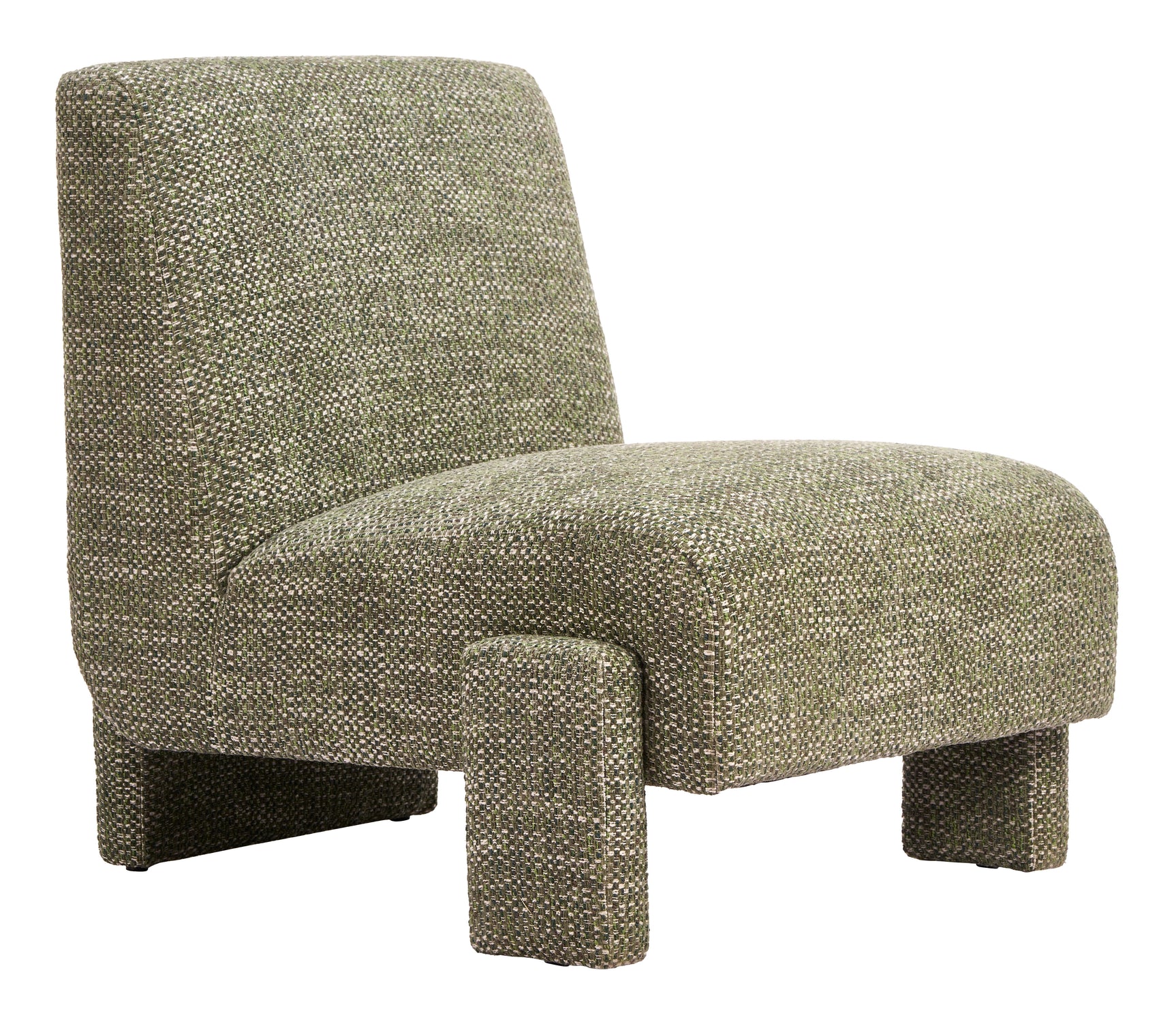 Orleen Checker Green Accent Chair - Ornate Home