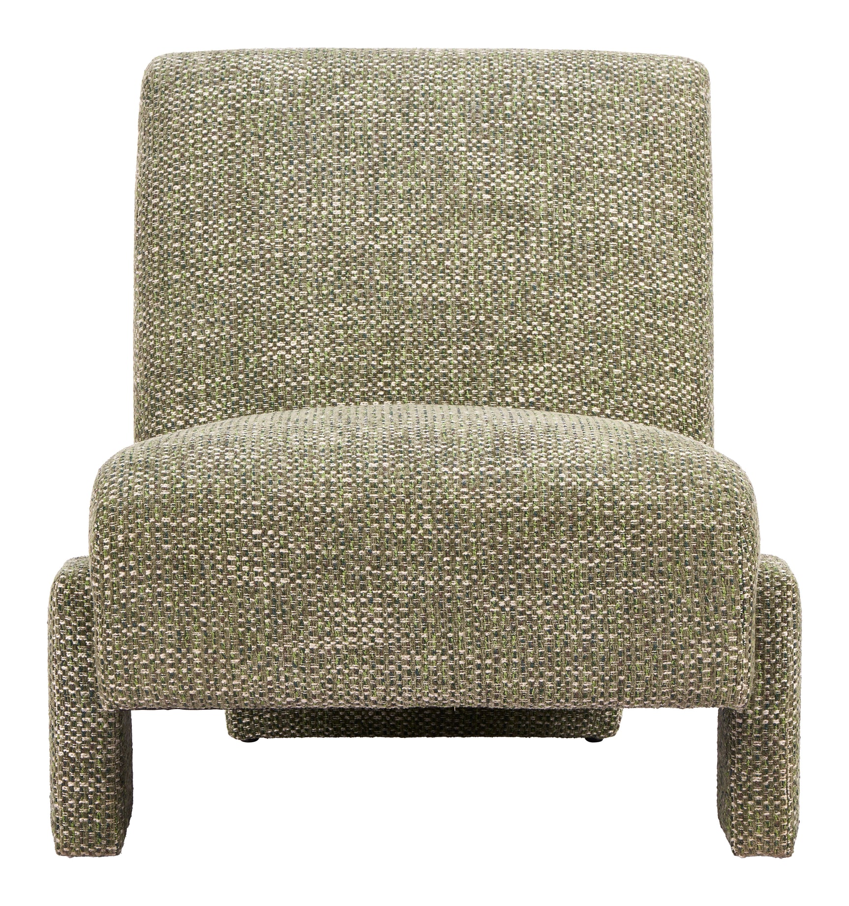 Orleen Checker Green Accent Chair - Ornate Home