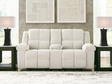 Orlen Winter Reclining Loveseat with Console (Online Special Price) - Ornate Home