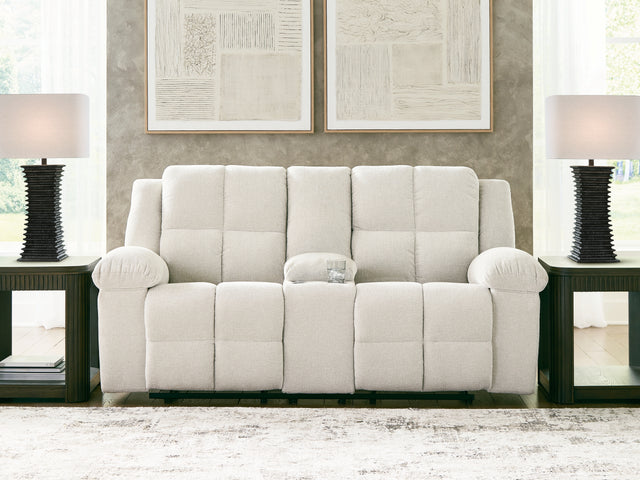 Orlen Winter Reclining Loveseat with Console (Online Special Price) - Ornate Home