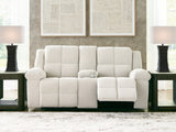 Orlen Winter Reclining Loveseat with Console (Online Special Price) - Ornate Home