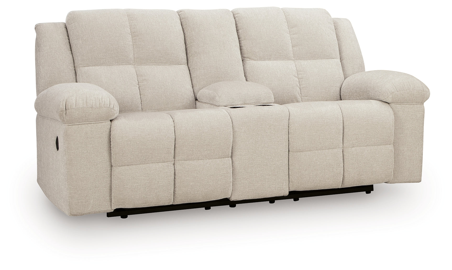 Orlen Winter Reclining Loveseat with Console - Ornate Home