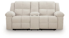Orlen Winter Reclining Loveseat with Console - Ornate Home