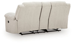 Orlen Winter Reclining Loveseat with Console - Ornate Home
