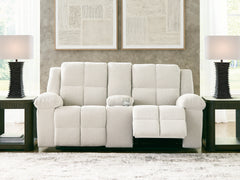 Orlen Winter Reclining Loveseat with Console - Ornate Home