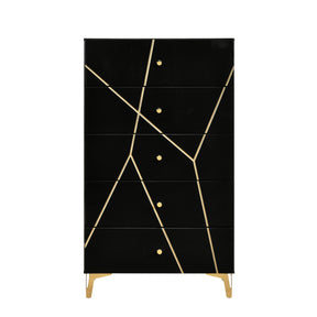 Orlo Black Chest - Ornate Home