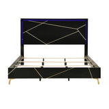 Orlo Black Eastern King Bed - Ornate Home