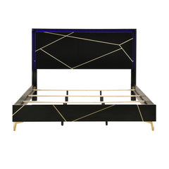 Orlo Black Eastern King Bed - Ornate Home