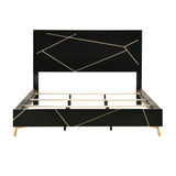 Orlo Black Eastern King Bed - Ornate Home