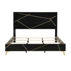 Orlo Black Eastern King Bed - Ornate Home